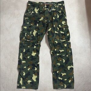 Denim House Camouflage Cargo Pants